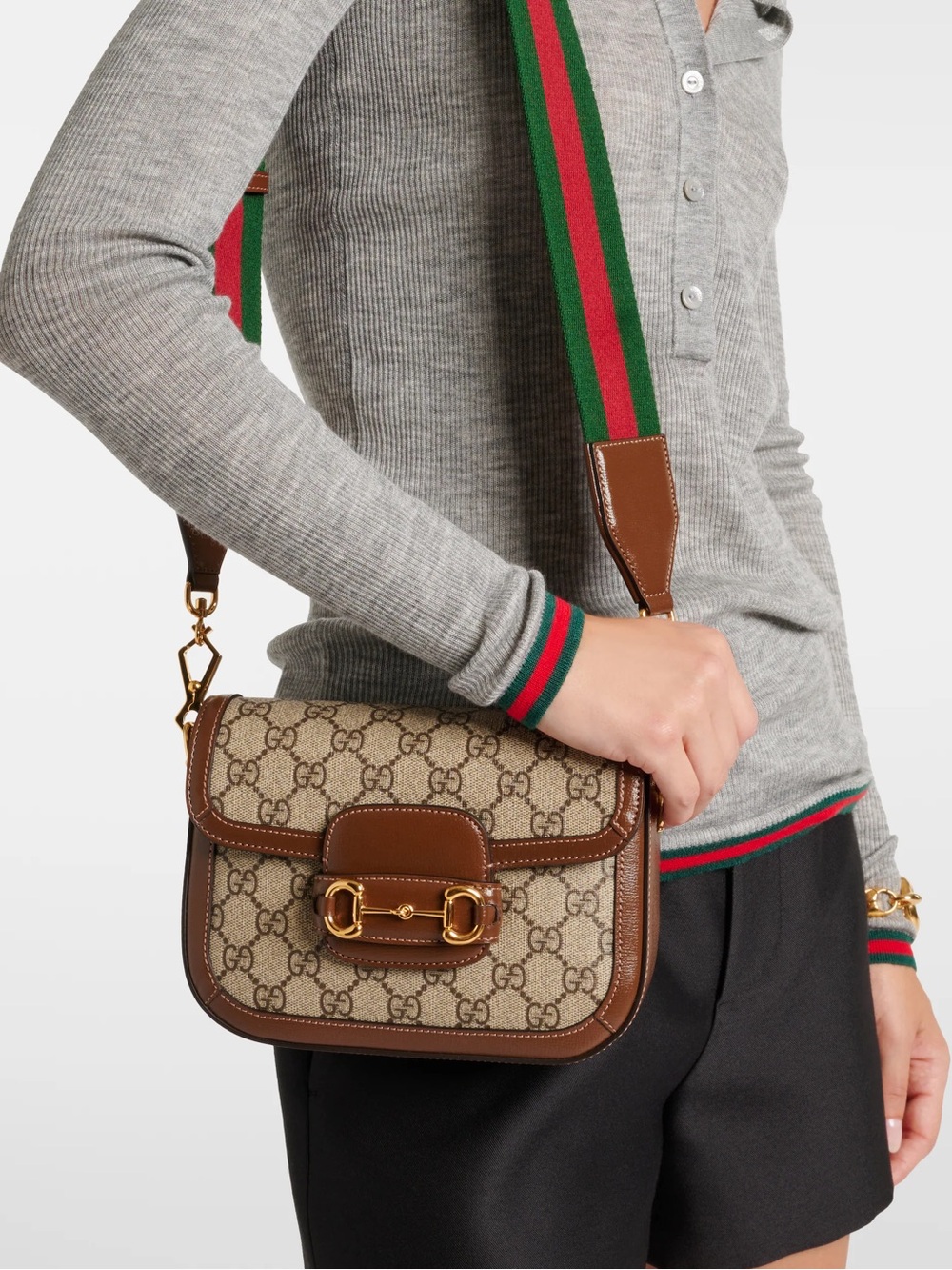 GUCCI Horsebit shoulder bag